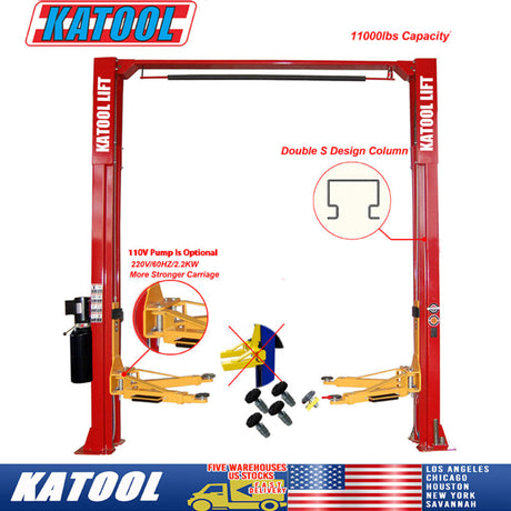 Katool KT-M110 11000 lbs Two Post Car Lift