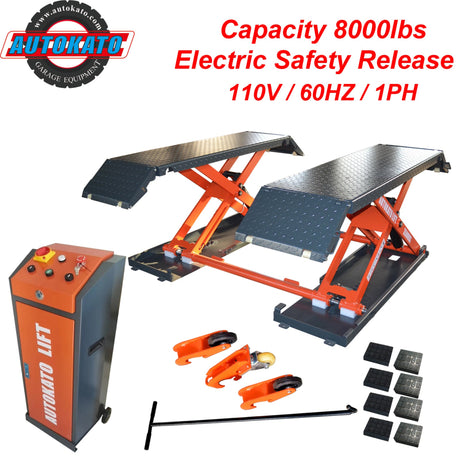 Katool KT-X85 8000 lbs Electric Mid Rise Scissor Lift