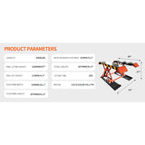 Katool KT-X90E 8000 lbs Electric Mid Rise Scissor Lift
