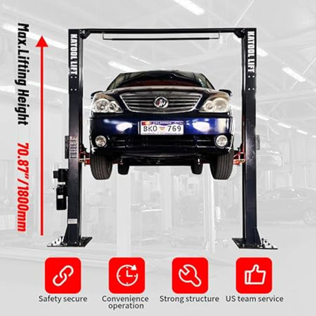 Katool KT-AM120SD 12000 lbs Two Post Car Lift
