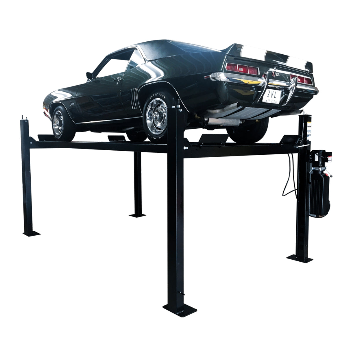 Challenger CL4P7 Four Post Car Lift 7,000 lb Home Garage