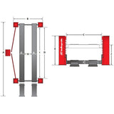 Challenger 44040X 4-Post Lift 40000 lb Chain-Driven