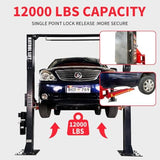 Katool KT-AM120SD 12000 lbs Two Post Car Lift