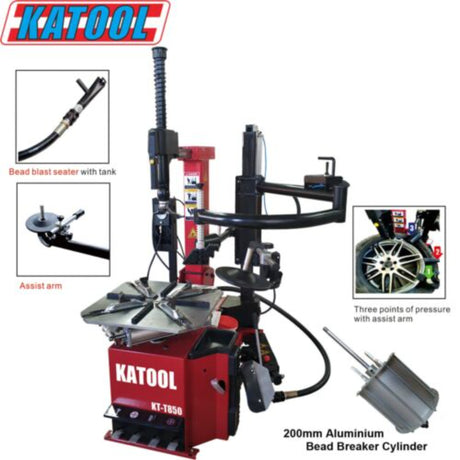 Katool KT-T850 Tire Changer & KT-B750 Wheel Balancer Combo