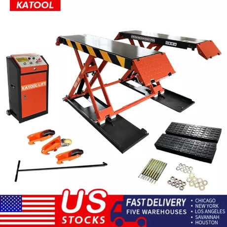 Katool KT-X90E 8000 lbs Electric Mid Rise Scissor Lift