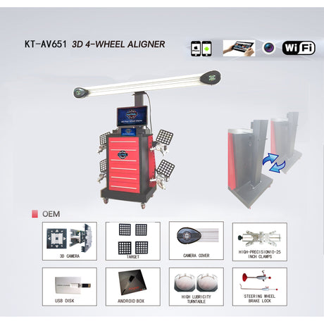 Katool KT-AV651 Wheel Alignment Machine