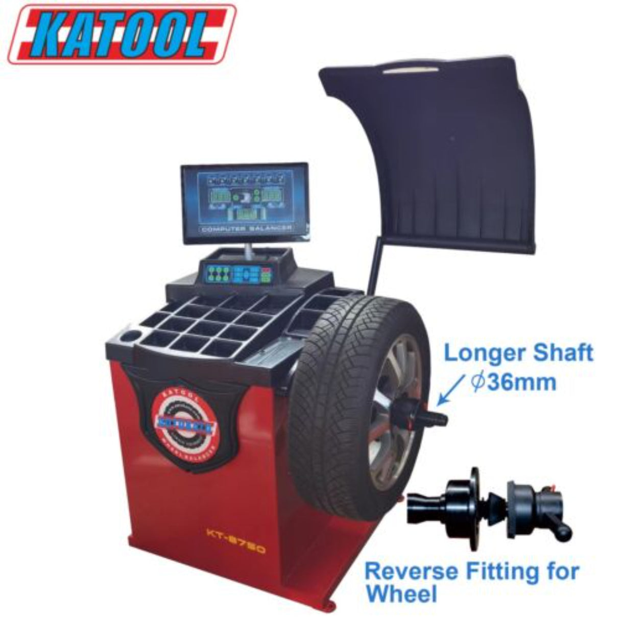 Katool KT-T835 Tire Changer & KT-B750 Wheel Balancer Combo