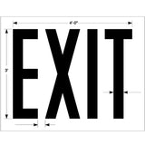 Newstripe Walmart 36 Inch EXIT Stencil