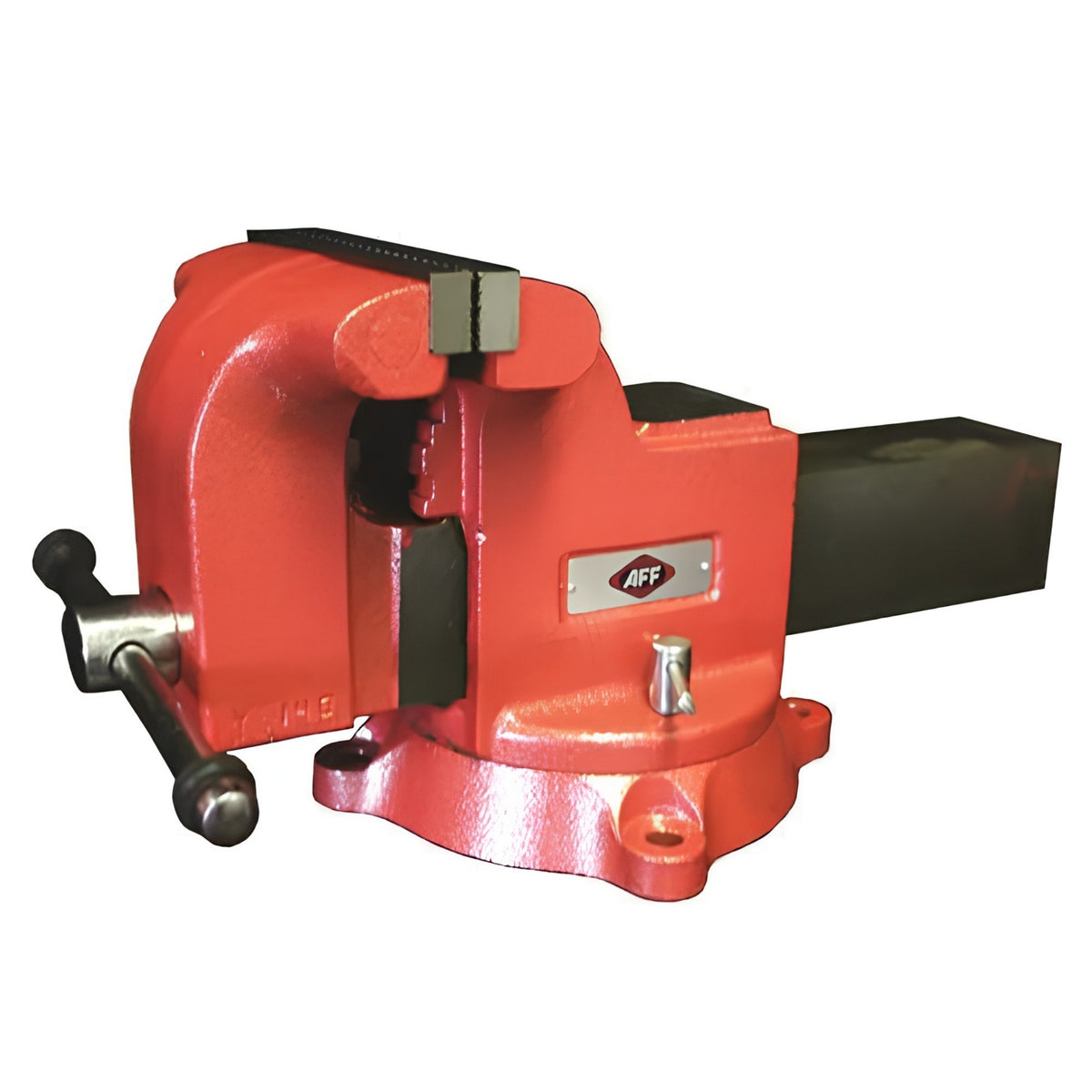 AFF 8" General Duty Bench Vise with 360-Degree Swivel Base & Pipe Jaws