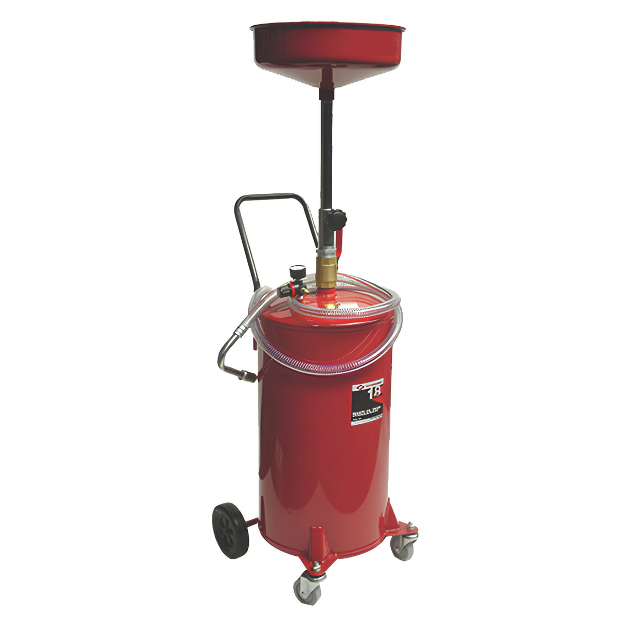 AFF 18-Gallon Waste Oil Drain with Air Evacuation & Sight Gauge