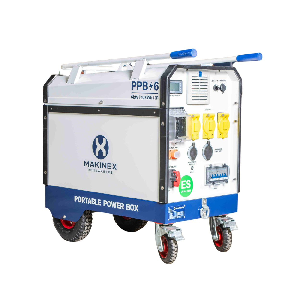 Makinex Portable Power Box Max 6-15, 6kW Continuous / 15kWh Battery Power Station