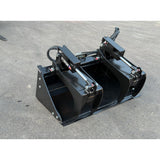 Glacier Attachments Storm 72" HD Grapple Bucket