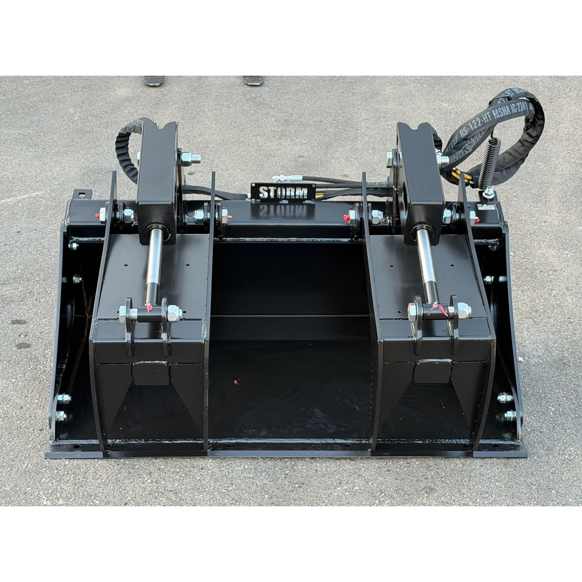 Glacier Attachments Storm 72" HD Grapple Bucket