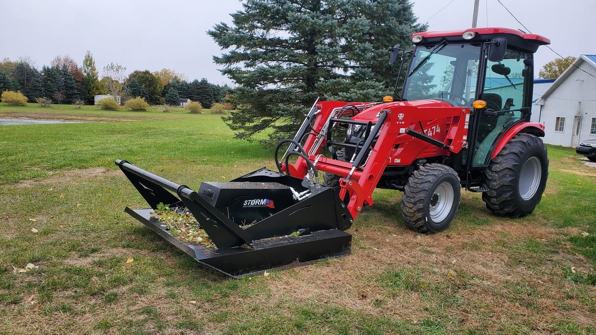 Glacier Attachments Storm 60" Brush Cutter for Skid Steers