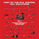 Milwaukee M12 12V Variable Speed Polisher/Sander XC/Compact Battery Kit