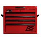 Homak 27" RS Pro 4-Drawer Top Chest with Outlet — 24" Depth, 100 lb Slides, 3-Outlet Till