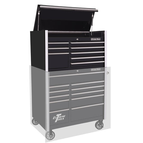 Extreme Tools RX Series 41in W x 25in D 8-Drawer Top Chest, Black