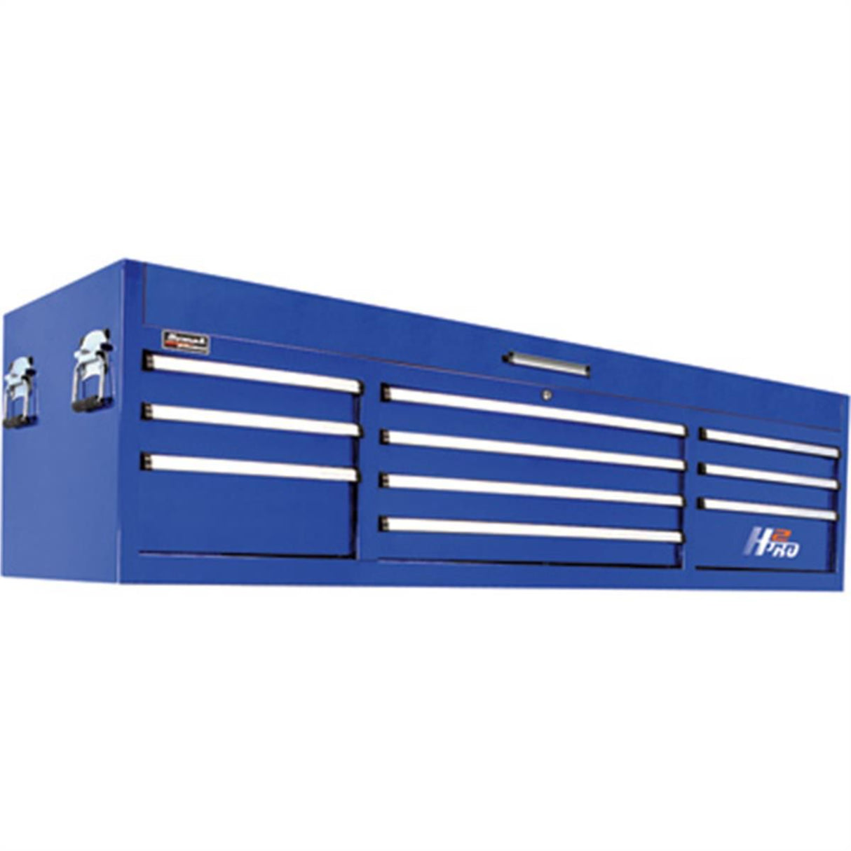 Homak H2Pro 72" 10-Drawer Top Chest — 100 lb Slides, Gas Struts, EVA Liners