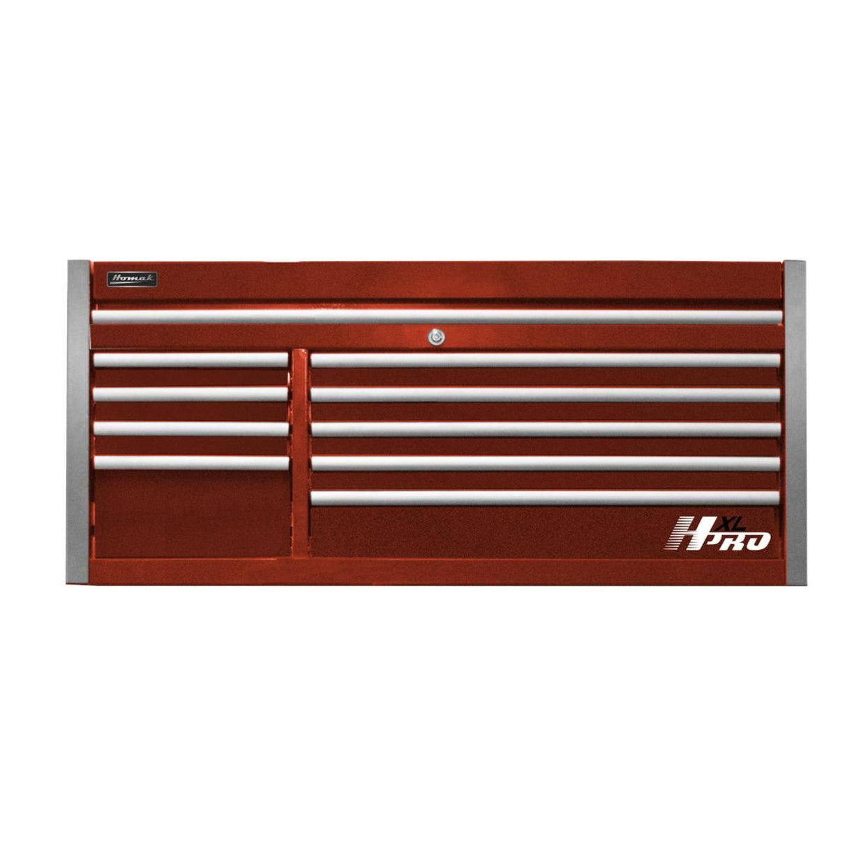 Homak 60" HXL 9-Drawer Top Chest — 30" Deep, 265 lb Slides, Powered Top Till