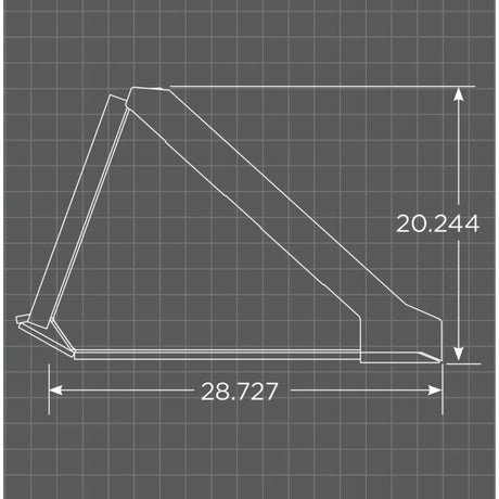Loflin Fabrication Skid Steer Standard Duty Low Profile Bucket