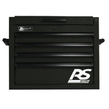Homak 27" RS Pro 4-Drawer Top Chest with Outlet — 24" Depth, 100 lb Slides, 3-Outlet Till