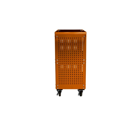 Homak 30" 3-Tier Service Cart with Toolboard Sides — 19-Gauge Steel, 400+ lb Capacity