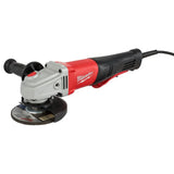 Milwaukee 11Amp 4-1/2In - 5In Braking Grinder with No-Lock Paddle Switch