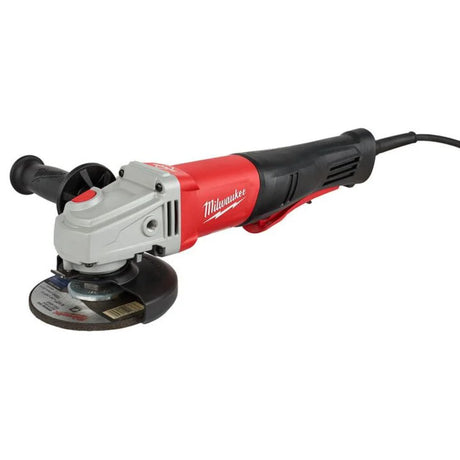 Milwaukee 11Amp 4-1/2In - 5In Braking Grinder with No-Lock Paddle Switch