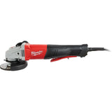 Milwaukee 11Amp 4-1/2In - 5In Braking Grinder with No-Lock Paddle Switch