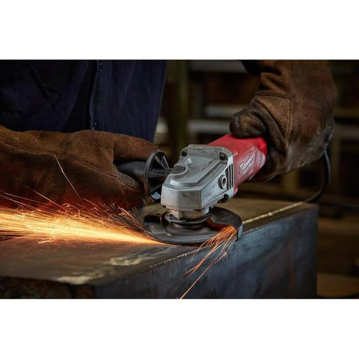 Milwaukee 4-1/2 in. Small Angle Grinder with Paddle No-Lock