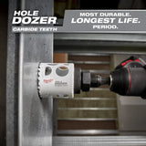 Milwaukee HOLE DOZER with Carbide Teeth Electrician Hole Saw Kit 10pc