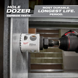 Milwaukee HOLE DOZER with Carbide Teeth Plumber Hole Saw Kit 12pc