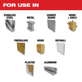 Milwaukee HOLE DOZER with Carbide Teeth Plumber Hole Saw Kit 12pc