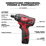 Milwaukee M12 1/4 in. Hex Screwdriver