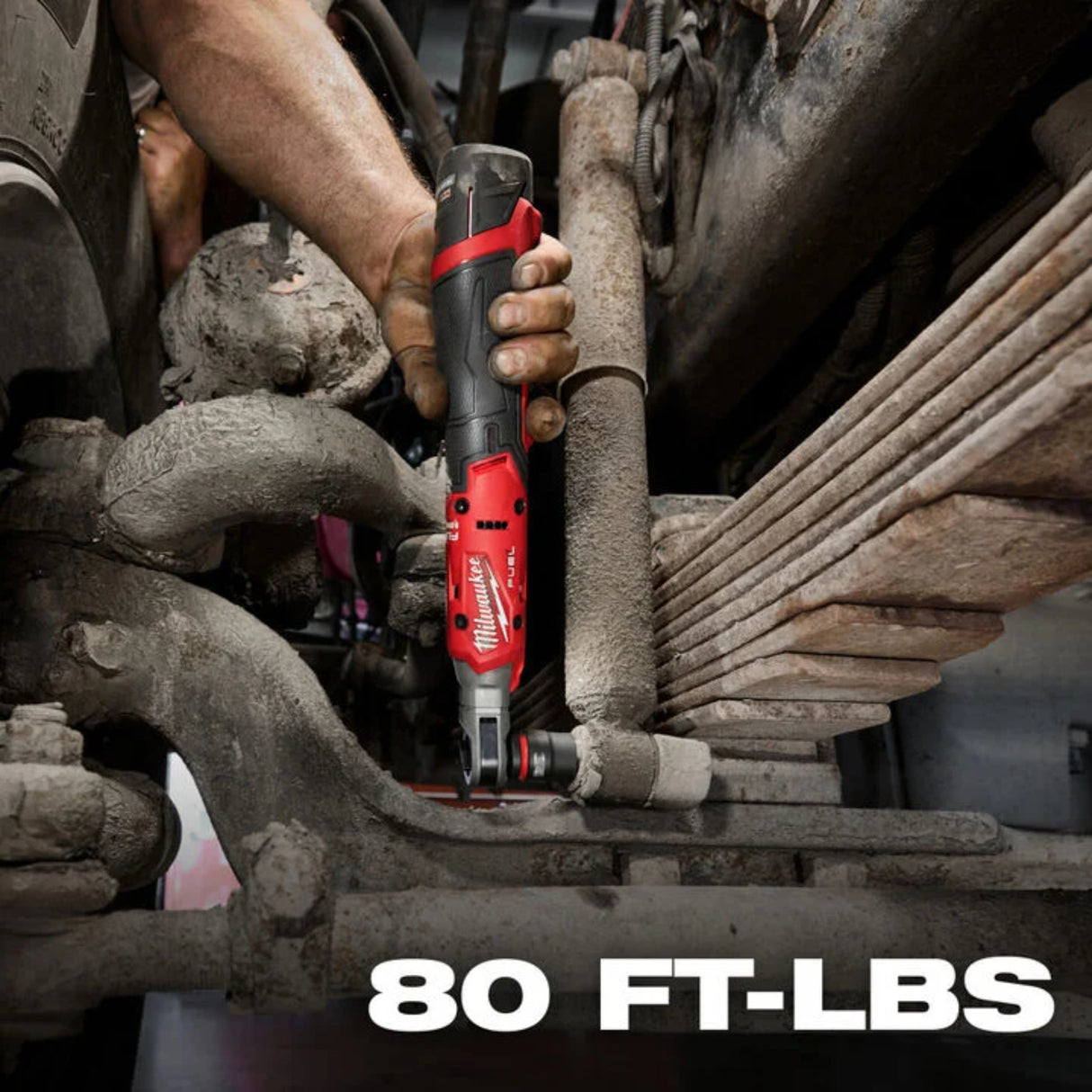 Milwaukee M12 FUEL 1/2 Inch Ratchet Kit