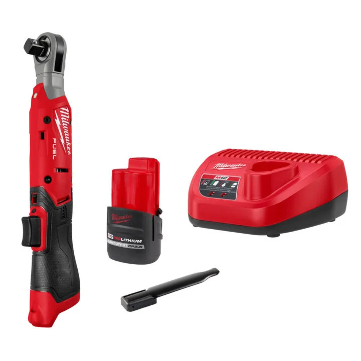 Milwaukee M12 FUEL 1/2 Inch Ratchet Kit