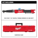 Milwaukee M12 FUEL 1/2inch Digital Torque Wrench with ONE-KEY (Bare Tool)