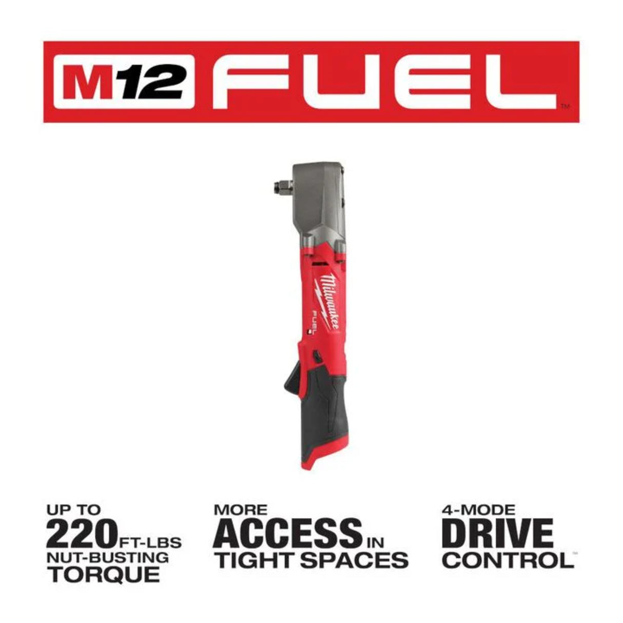 Milwaukee M12 FUEL 1/2inch Right Angle Impact Wrench (Bare Tool)