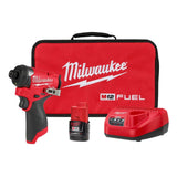 Milwaukee M12 FUEL 1/4 Inch Hex Impact Driver Kit