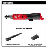 Milwaukee M12 FUEL 1/4 Inch Ratchet (Bare Tool)
