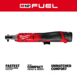Milwaukee M12 FUEL 1/4 Inch Ratchet Kit