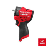 Milwaukee M12 FUEL 1/4 Inch Subcompact Impact Wrench with Friction Ring (Bare Tool)