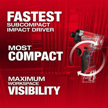 Milwaukee M12 FUEL 1/4inch Hex Impact Driver (Bare Tool)