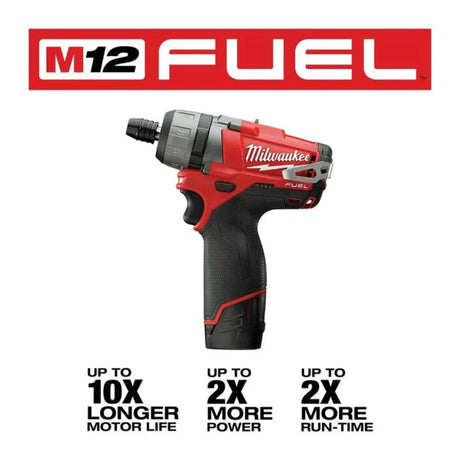 Milwaukee M12 FUEL 2SPD Screwdriver Kit
