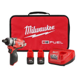 Milwaukee M12 FUEL 2SPD Screwdriver Kit