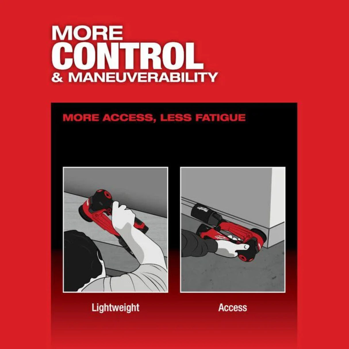 Milwaukee M12 FUEL 3 Inch Random Orbital Detail Sander (Bare Tool)