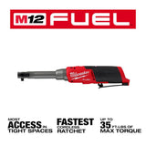 Milwaukee M12 FUEL 3/8 in. Extended Reach Ratchet (Bare Tool)