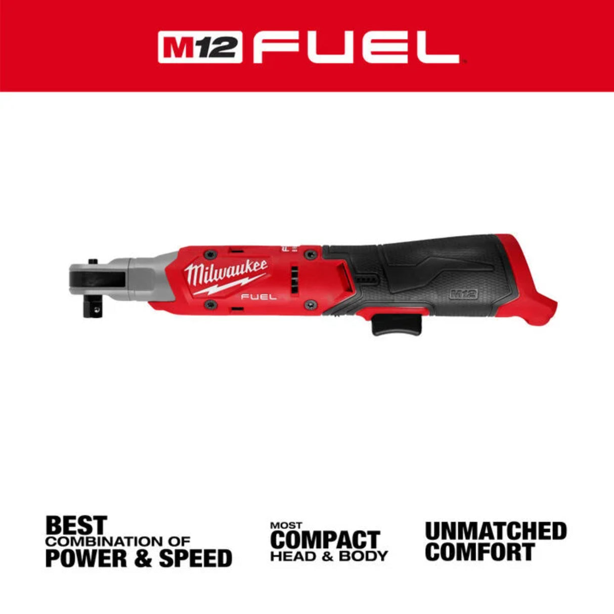 Milwaukee M12 FUEL 3/8 Inch Ratchet (Bare Tool)