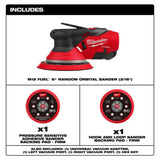 Milwaukee M12 FUEL 6 Inch Random Orbital Sander, 3/16 Inch (Bare Tool)