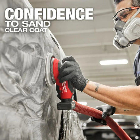 Milwaukee M12 FUEL 6 Inch Random Orbital Sander, 3/32 Inch (Bare Tool)